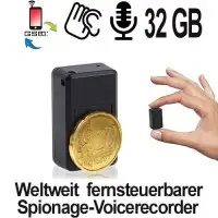 Fernsteuerbarer GSM-Spionagerecorder